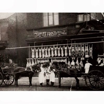 Grandma Frost’s Farmhouse sausages, hand made by her great grandchildren from her original recipe from 1897 proper sausages, made by proper butchers