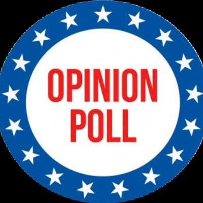 Only Opinion Polls , focusing on politics! #DailyPollTracker
You may agree/disagree with our Opinions but you always have to agree with our #OpinionPolls