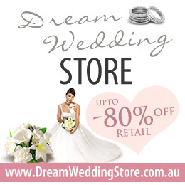 DreamWeddingsAU's profile picture. Dream Wedding Store - Up to 80% OFF RRP!
Servicing Brides & Grooms Australia Wide through our Online Store!
$10 Flat Rate Postage, Australia Wide!
