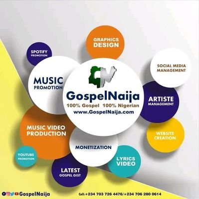 Promoting Nigerian Christian Entertainment (Music, Movies, Events, News) +2347037264476 info@gospelnaija.com 

https://t.co/IVf9nMz4Qz