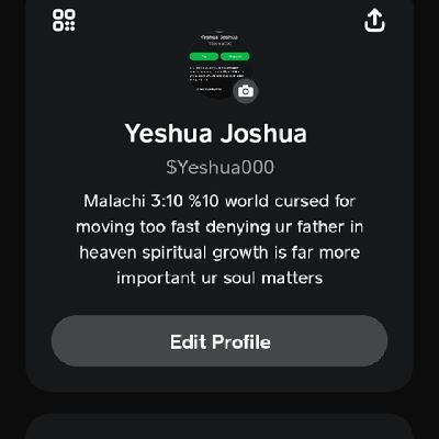 ROMANS 10:9 who's name is greater than Jesus Christ? It cost to breathe
MALACHI 3:10 $Yeshua000