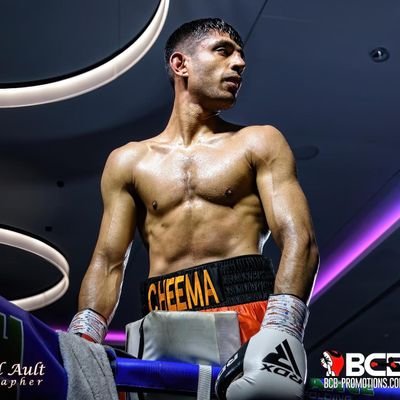 9-2-0 (2 ko's) @boxxer lightweight champion signed to @skysportsboxing. Panjabi warrior with humble roots 🥊🧡 #TeamCheema