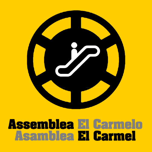 Twitter oficial de la Asamblea que se realiza en el barrio barcelonés del Carmel.