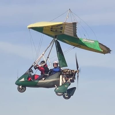 Flying around the UK in a flexwing microlight. And some sailing.