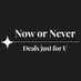 Now or Never Deals (@conquer378) Twitter profile photo Now or Never Deals (@conquer378) Twitter profile photo