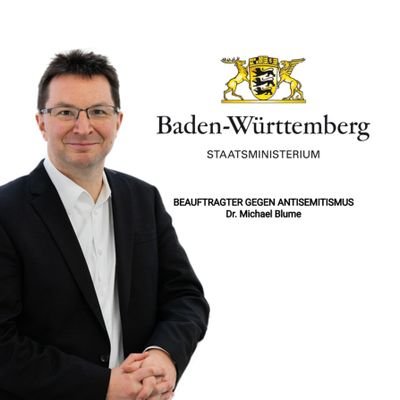 Offizieller Account des Beauftragten der Landesregierung BW gg. Antisemitismus und für jüdisches Leben, Dr. Michael Blume.