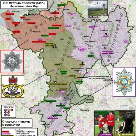 Mapping & Information regarding the @BritishArmy🇬🇧 Historical Infantry Battalions