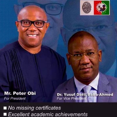 Grass root movement for youth mobilization for Peter Obi to become the president of Nigeria for security of lives and good governance. Call 08078278015.