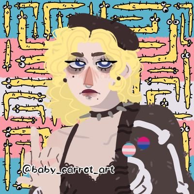 Mvrkwood's profile picture. 21 they/she. just a silly trans metalhead making silly music