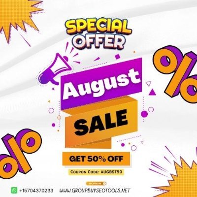Group Buy Seo Tools is offering 50% off on all of their SEO tools.
Coupon: SEPGBST50
@GroupSeptember