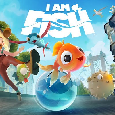 I am a fish and the pfp is from a game called Iamfish