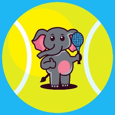 I am Jumbo the Elephant! I love Tennis, the greatest sport on the planet! #tennis4life!
