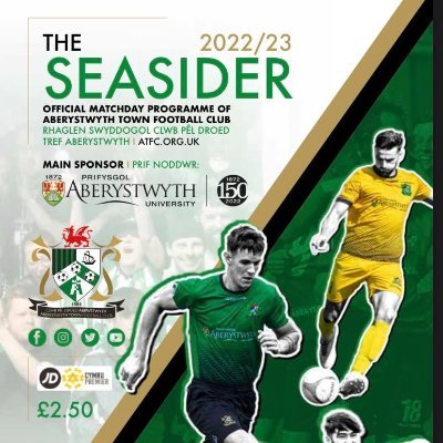 Official Matchday Programme for @aberystwythtown