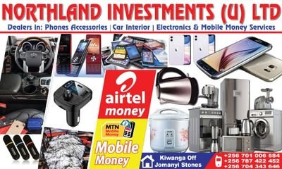 Northland Investments (U) Ltd is the number one stop centre for your quality, durable and stylish Phone Accessories, Home Appliances, $ Car Interiors.