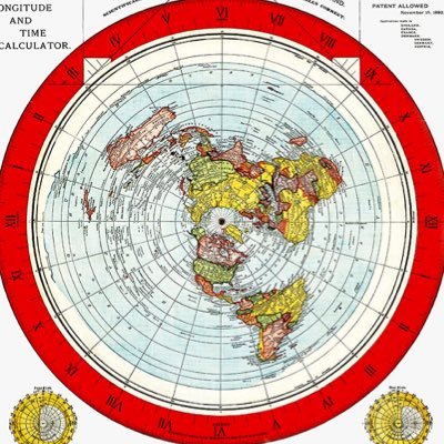 Flache Erde.Geschichte ist ein Märchen.Dinos nie existent gewesen.Universum ist ein fake.Die Erde ist bis zu 10K Jahre alt.Gott ist überall.Lokale Sonne & Mond