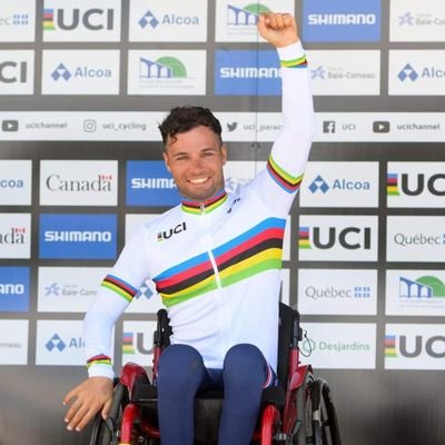 Athlète paracycliste @EquipeFRA 🇫🇷

 Champion Paralympique 💫 @Tokyo2020 🥇🥈🥉

Champion du monde 🌈🥈🥇🥇  et d'Europe 🇪🇺🥇🥇🥈

X3 Finisher @IronManTri🚩