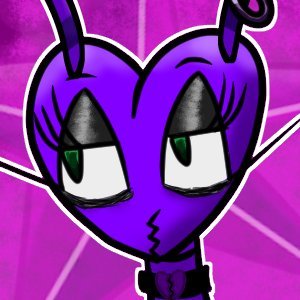💜 
Name's Fawfie! Purple goth mantis
💜 
She/Her 
💜
 Artist and animator 
💜
Nintendo (especially Kirby), Danganronpa, FNAF, Cuphead, Vocaloid, and BUGS! 
💜