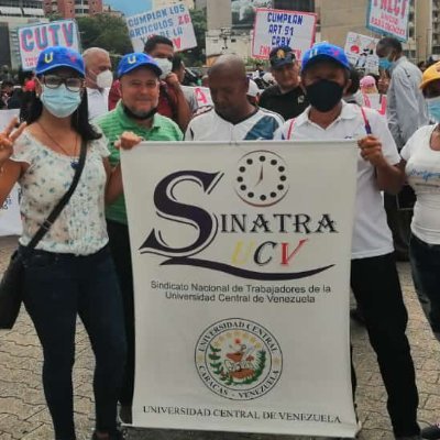 Sindicato Nacional de Trabajadores de la Universidad Central de Venezuela

¡La lucha une, y la unidad vence!

 #RompamosElSilencio #RespetoALosDerechosLaborales