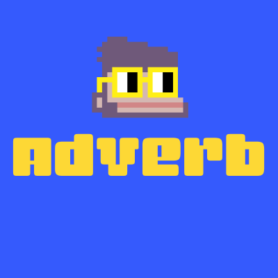Adverb ⌐◨-◨