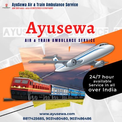 Ayusewa provide all types of emergency Ambulance Service in all India. i.e Air Ambulance, Train Ambulance and Road Ambulance