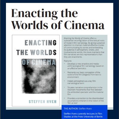 Visiting Prof at Filmuniversity KONRAD WOLF. PI of ERC-StG Project CATNEMI and author of 'Enacting the Worlds of Cinema' and 'Cinema and Narrative Complexity'