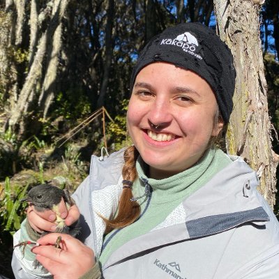 Ngāti Awa wahine and MSc Zoology student at the University of Otago currently studying kakaruwai/South Island robins