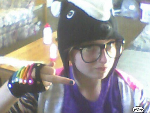 What time is it?
ADVENTURE TIME!Heh heh 
I am Bailey I play teh drums and electric guitar.
Patrick Stump is my idol
and I la-la-love ♪ ♫music♪ ♫