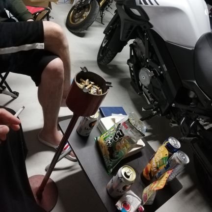 喋るラーメン
バイクに乗るラーメン