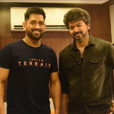 Big fan of Dhoni @msdhoni 🏏❤️ and actor Vijay @actorvijay❤️| @chennaiIPL|🎬
Crickphile 🏏 |Cinephile 🎥|
#Msd #Vijay #GOAT #Thalapathy69 #CSK