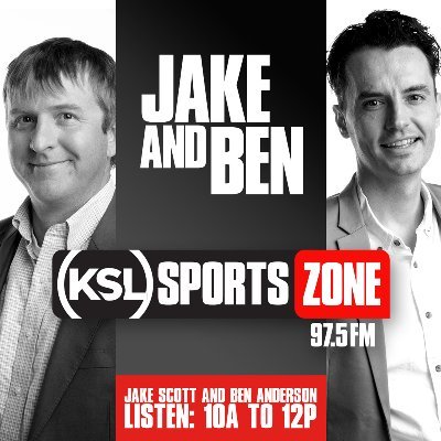 @JakeScottZone and @BensHoops 97.5 The @KSLSportsZone powered by @KSLsports