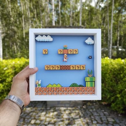 Handmade dioramas based on 8-bit retro game🎮🕹️🔥
⬇️👇My Shop on Etsy👇⬇️