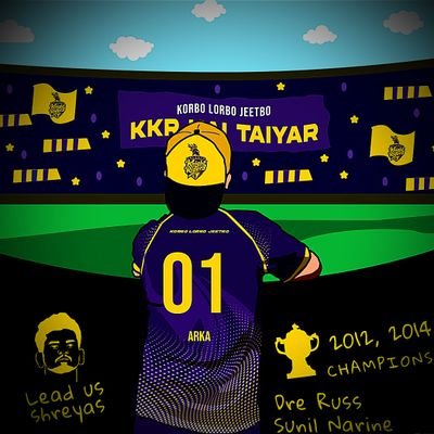 Eco Hons Grad • Cricket enthusiast 🇮🇳 • Die-hard KKR Fan💜💛 • Following the Knights everywhere: TKR • ADKR • LAKR