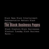 The Black Business Pages(@BlackBusinessPg) 's Twitter Profile Photo