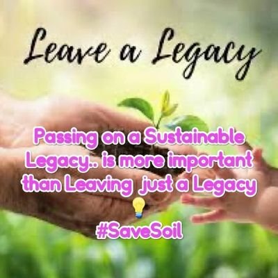 It's time We take in to our Hands what's beneath our Feets. #SaveSoil | Please visit: https://t.co/oVGAwAtJML | This is Our Generation's Responsibility..