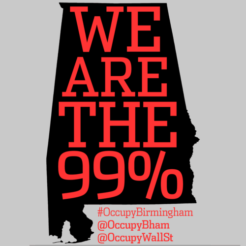 OccupyBham's profile picture. -WALL STREET IS OUR STREET-