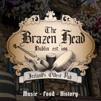 The Brazen Head is Ireland’s Oldest Pub Estd. 1198. Open 7 days a week from 12pm to late. Food is served until 9pm each evening. Live Music every Weekend☘️