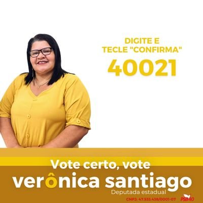 Oi ! Me chamo verônica Santiago e sou pré  candidata a deputada estadual pelo município de Arraial do  cabo, amo o  meu estado  Rio de Janeiro.  ❤