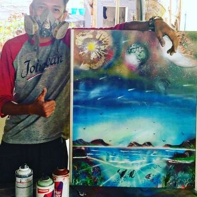 keyart94's profile picture. spray painting art