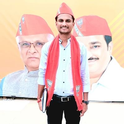 •75 ધોરાજી વિધાનસભા વિસ્તારક
•Vice President Youth Bjp Veraval Somnath•Gir Somnath District Bjp it Member • svgryb co ordinator veraval taluka