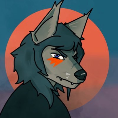 Asterisk // Anxious edgewolf // Horny, Online, Unleashed // Made this to blab about sex work and retweet furry porn