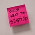 Finish What You Started 2025 (@finishwatustart) Twitter profile photo Finish What You Started 2025 (@finishwatustart) Twitter profile photo