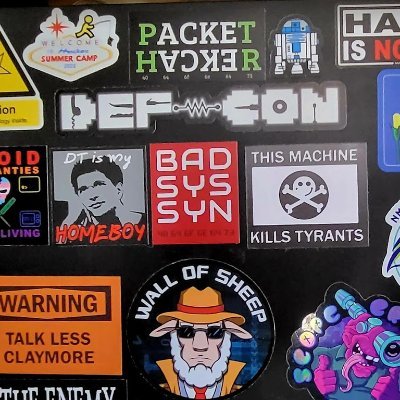 Laptop Sticker Art Profile