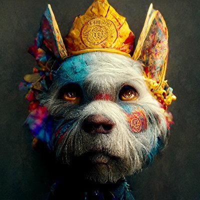 MysticalDogs's profile picture. Somewhere in the dreamland roam the Mystical Dogs. 1/1 Collection of 1,111 Mystical Dogs! Minting Daily. 10% of proceeds donated to animal wellness.