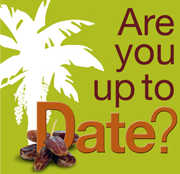 Just here to keep you #UpToDate with delicious date news - fresh off the palm tree! Get Antioxidants, fiber, vitamins, minerals & natural sweetness in one date!