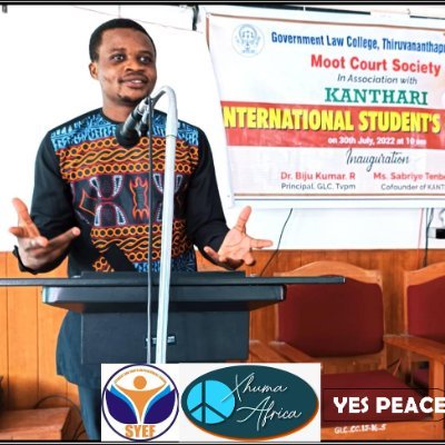 A youth led civil society organization working for peace and a sustainable environment