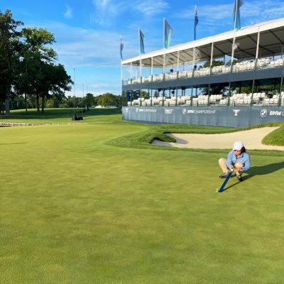 a HK girl in golf course maintenance                Discovery Bay GC | Scioto CC | Harbour Town Golf Links | Pine Valley GC