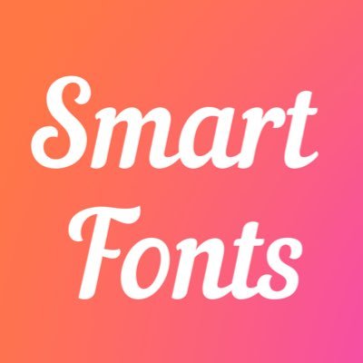 Download Smart Fonts for free on iPhone. 🛠 by @AndrewLeeReal