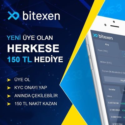 BitexenOdul's profile picture. BITEXEN AIRDROP ÜCRETSİZ 150 TL 🔥 https://t.co/SHl2ceST43