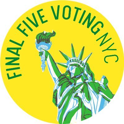 Non-partisan grassroots org fighting to make NYC's elections more democratic through the adoption of Final Five Voting (#OpenPrimaries + #RankedChoiceVoting)