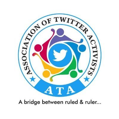 This is the official Twitter handle of Association of Twitter Activists - ATA.
                                              A bridge between ruled and ruler...